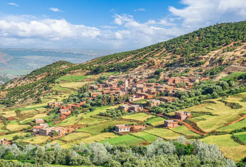 A Berber village in the High Atlas