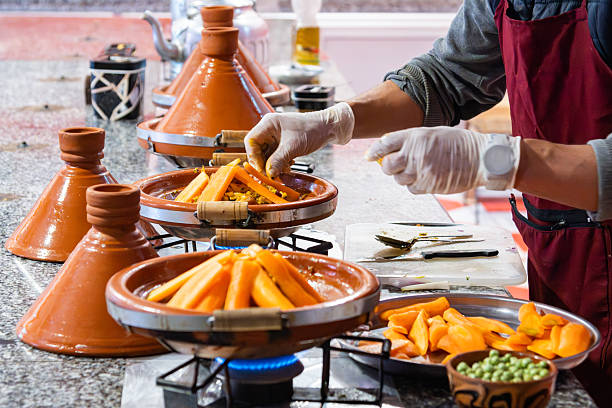 A Moroccan chef at work