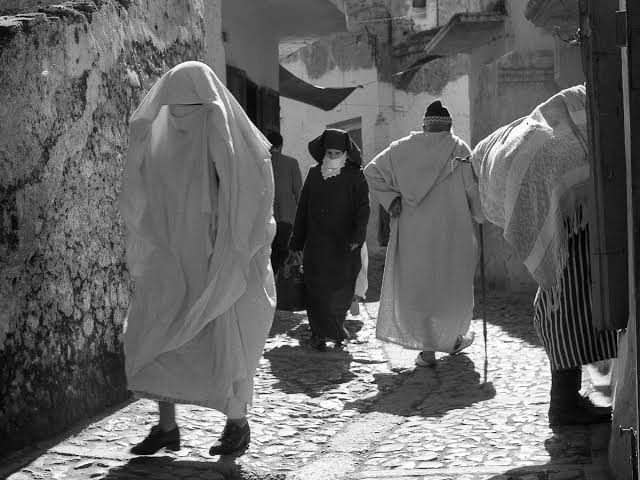 A Marrakech medina street, mid-20th century